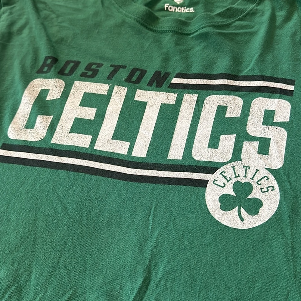 Boston Celtics Fanatics Long Sleeve Adult Tee Size Large-NBA Celtics Fans - Picture 3 of 8